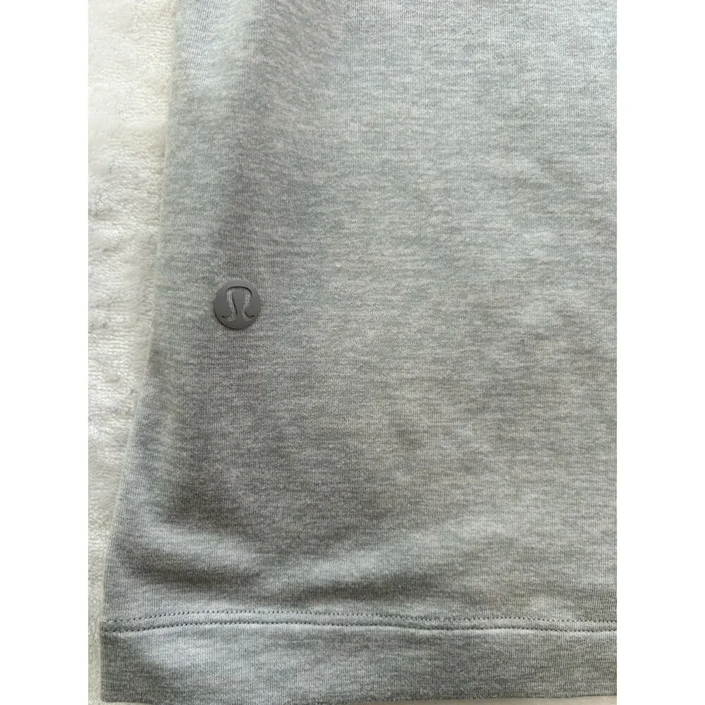 Lululemon Pullover Men's M Gray Metal Vent Tech Quarter Zip Lightweight Training - Picture 4 of 9